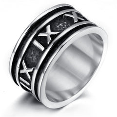 Titanium Steel Men's Ring Collection