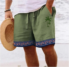 Men's Cotton Linen Summer Shorts