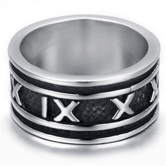 Titanium Steel Men's Ring Collection