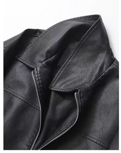 Women's Classic PU Leather Jacket