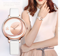 Rhinestone Women's Sunburst Watch