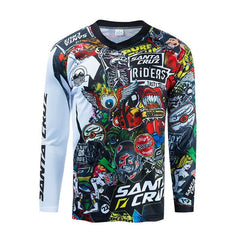 Quick-Drying Men's Cross-Country Motorcycle Jerseys