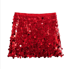 Women's Sequin Mini Skirt