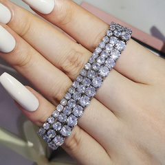 Women's Zircon Tennis Bracelet
