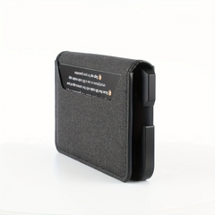 Men's Slim Metal Leather Wallet