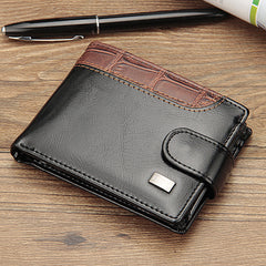 Men's Leather Short Wallet