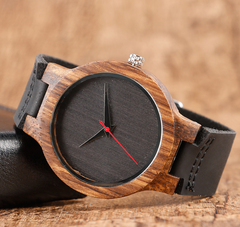 Men's Bamboo Wood Quartz Watch