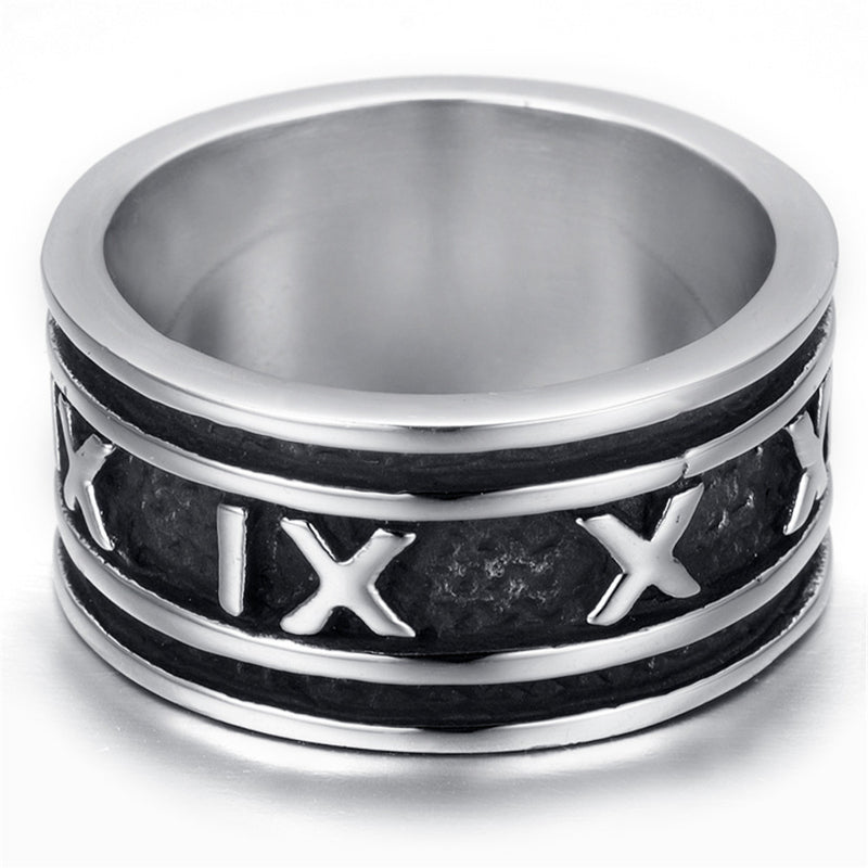 Titanium Steel Men's Ring Collection