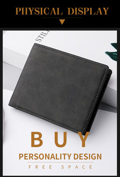 Men's Bifold PU Leather Wallet