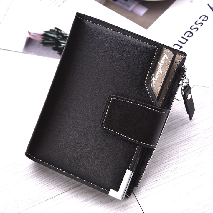 Men's Leather Tri-Fold Wallet