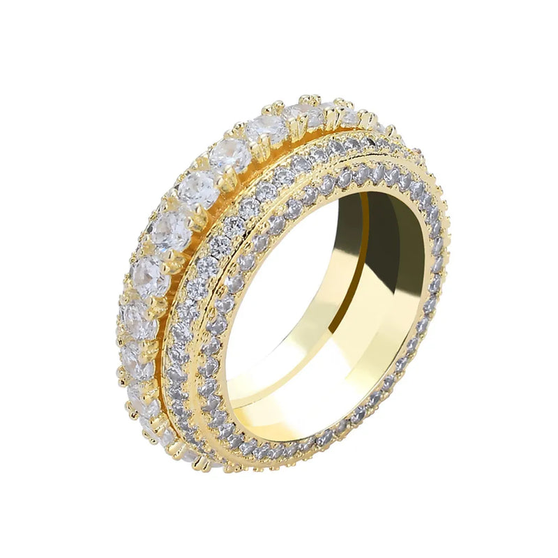 Zircon Rotating Men's Ring