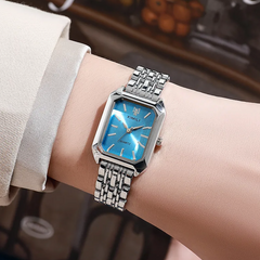 Women's Square Steel Strap Watch