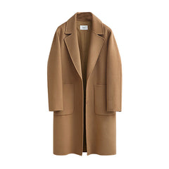 Women's Heavy Woolen Overcoat