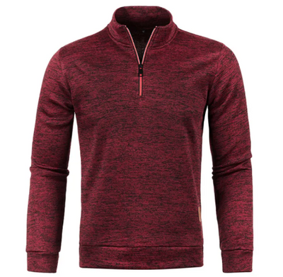 Autumn And Winter Men's Zippered Sweater
