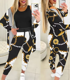 Women's Casual Printing Suit