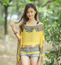 Beach Towel, Sun Protection Clothing, Chiffon Top