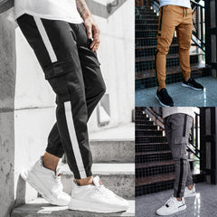 Men's Casual Leather Bound Pants