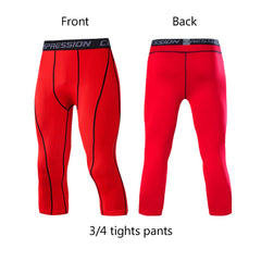 Men's Lycra Compression Cycling Pants