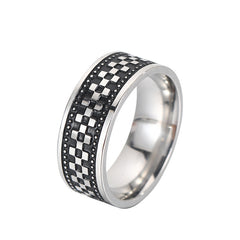 Men's Titanium Steel Grease Ring