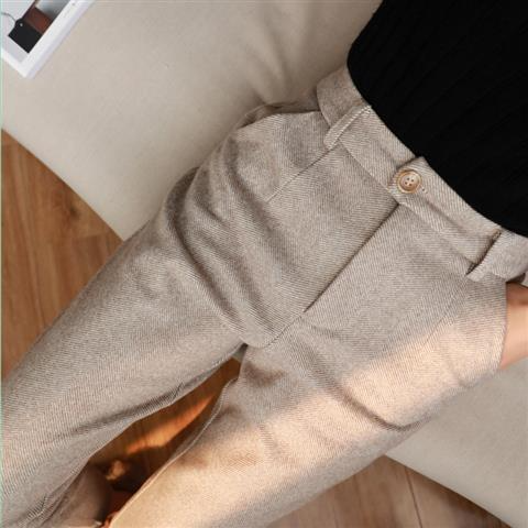 Women's High-Waisted Tapered Pants