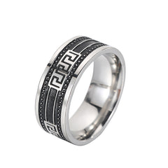 Men's Titanium Steel Grease Ring