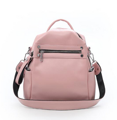 Women's Casual Soft Leather Backpack