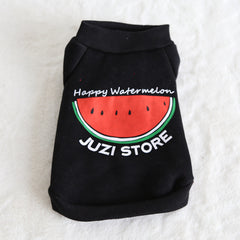 Multicolor Fruit Print Sweatshirt for Pets
