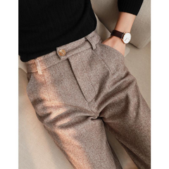 Women's High-Waisted Tapered Pants