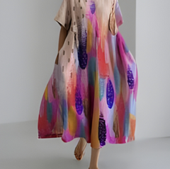 Women's Cotton-Like Casual Dress