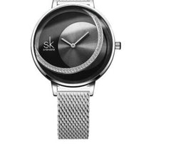 Rhinestone Women's Sunburst Watch