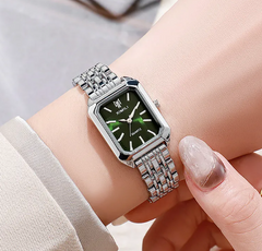 Squared Steel Women's Watch