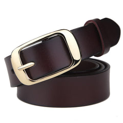 Genuine Leather Decorative Women's Belt