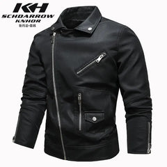Men's Winter Leather Biker Jacket 2022
