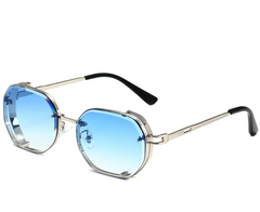Men's Fashion Square Metal Sunglasses