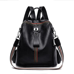 Retro Soft Leather Women's Travel Backpack