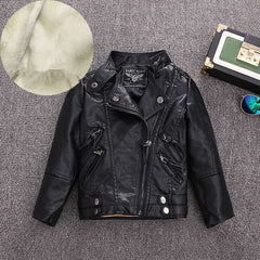 Pilot Leather Jacket for Children's Clothing