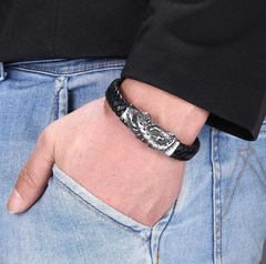 Animal Magnetic Buckle Men's Bracelet