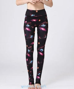 Print women's yoga pants