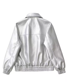 Women's Classic PU Leather Jacket